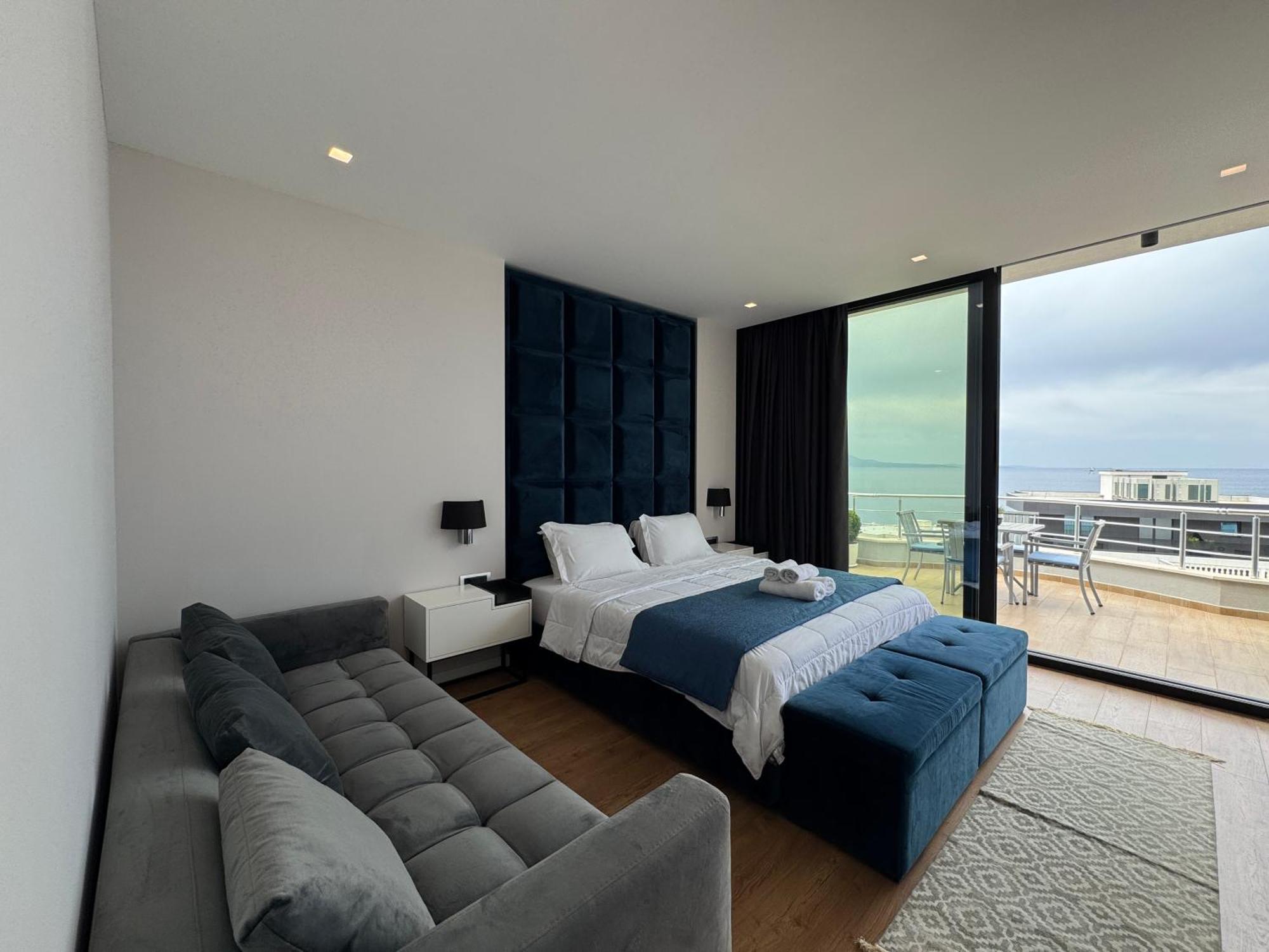 Hotel Blue Sky Sarande Ngoại thất bức ảnh