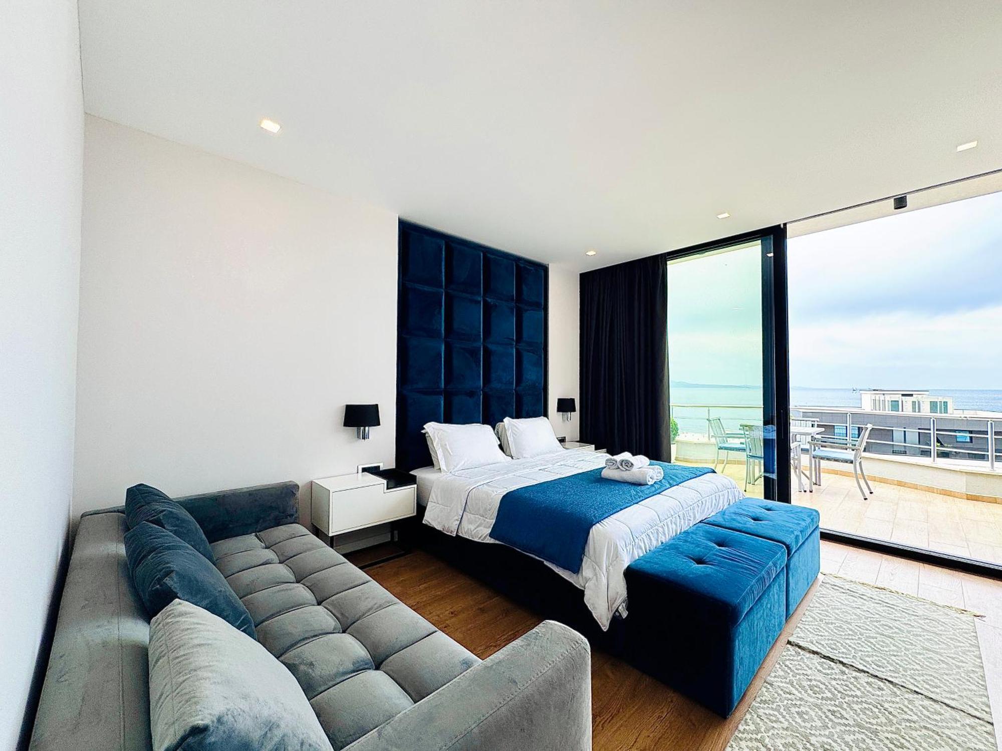 Hotel Blue Sky Sarande Ngoại thất bức ảnh