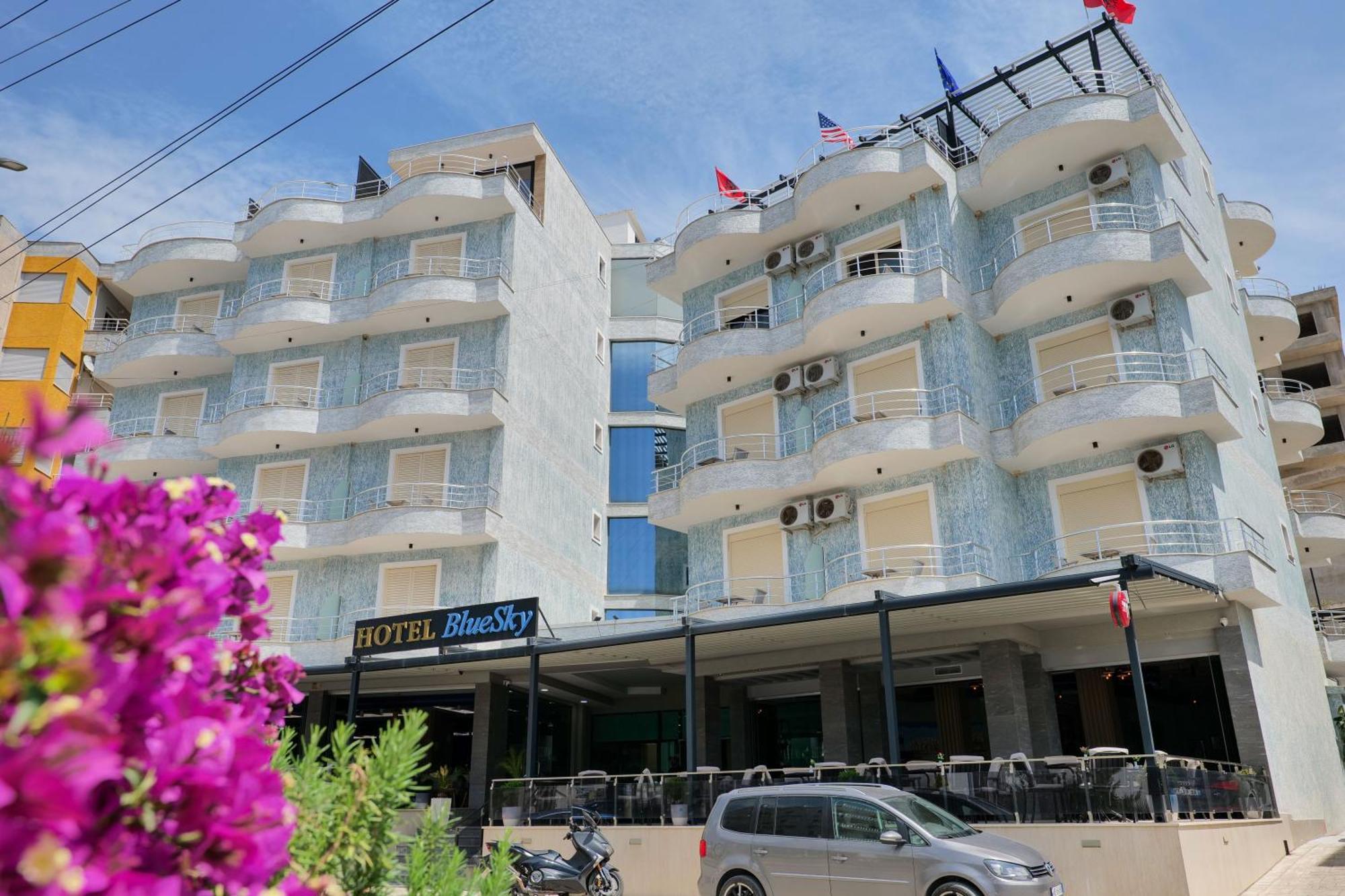 Hotel Blue Sky Sarande Ngoại thất bức ảnh