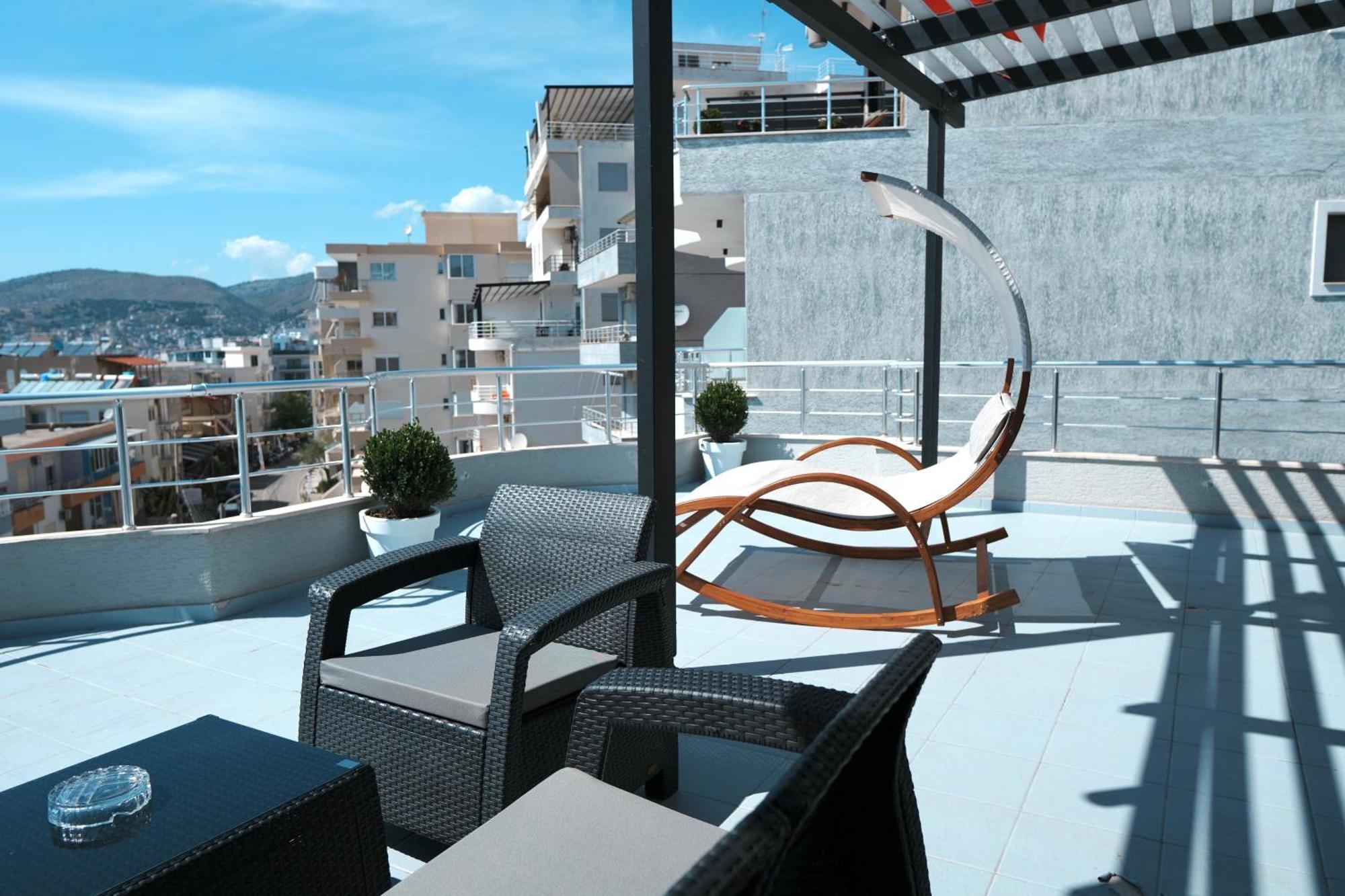 Hotel Blue Sky Sarande Ngoại thất bức ảnh
